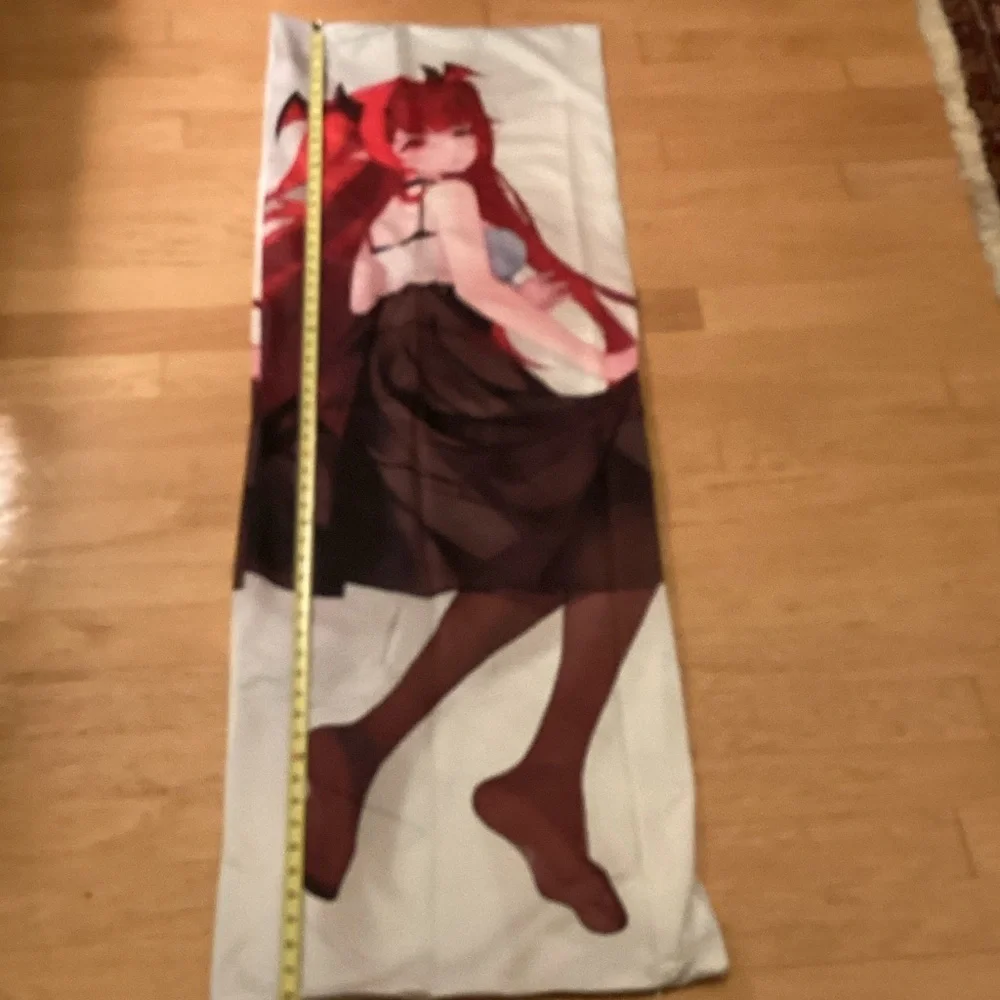 Anime Character Body Pillow Cover - Red and Brown NWOT